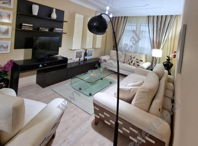 One bedroom apartment for rent in Perlat Rexhepi Street, in the Blloku area in Tirana, Albania.
The